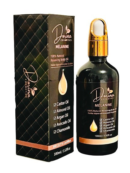 * Melanin - restorative oil for body care and massages